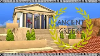 LOS SIMS 4 LET'S BUILD | ANCIENT GREECE CITY EP.1 TEMPLE OF APOLLO