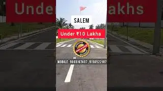 Salem Properties for sale/Low budget plots for sale#salem#landforsale#landforinvestment
