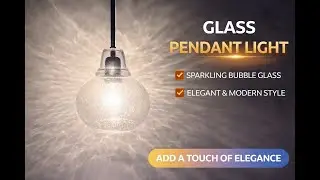Gold Kitchen Island Pendant Light Review | Hand Blown Seeded Glass Fixture - SEENMING HOUSE