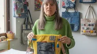 266) Idea Vincente! Da una Vecchia Borsa in Tessuto, tagli il Cuore  per una Nuova Bag