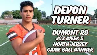 Dumont's Devon Turner wins JSZ Week 5 North Jersey Game Ball!