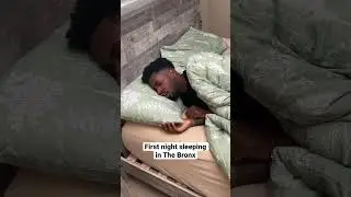 First night sleeping in The Bronx 😭