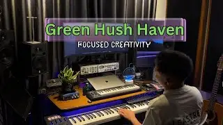 Focused Creativity for A Moment in the Studio by Green Hush Haven