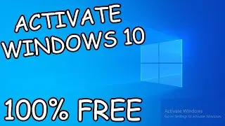 How to activate Windows 10 100% FREE (2020)