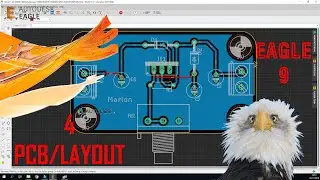 🚀 TUTORIAL DE EAGLE 9 🔥 PCB/LAYOUT🔥 4/?
