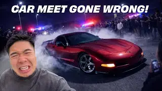 I Accidentally Took My C5 Corvette To A TAKEOVER! (COPS SHUT IT DOWN)