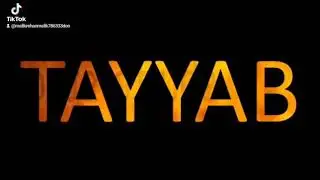 TAYYABA Name status WhatsApp status black ground