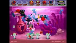Insaniquarium Deluxe! Revenge of the Fish Time Trial Tank 2 Gameplay