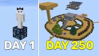 I Survived 250 Days on a Spawner