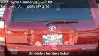 2007 Toyota 4Runner SR5 4dr SUV V6 for sale in Springville,