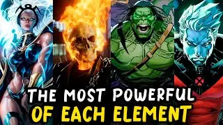 The Best User of Each Element in Marvel (Fire, Ice, Lightning, Earth, Wind)