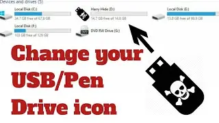 How to change USB/Pen Drive Icon 2020
