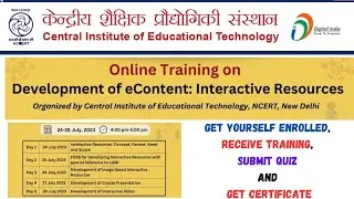 5 days training program on 