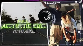 FULL AESTHETIC EDIT STYLE TUTORIAL | ALIGHT MOTION