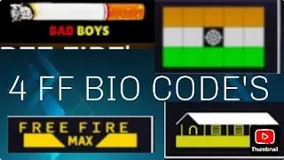 4 FF BIO CODE'S #Codes #freefire #trending