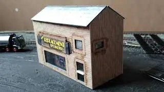 A new business owner | OO Gauge model railway card stock building