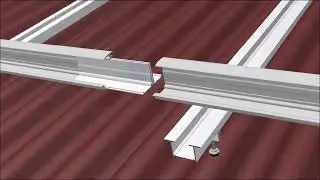 SOL-50 Aufdachmontagesystem - Wellprofildach