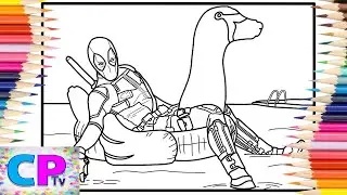 Deadpool in Swimming Pool Coloring Pages/Deadool Coloring Pages/Defqwop - Awakening [NCS Release]