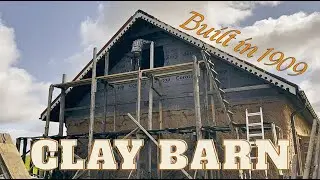 Clay Barn Building: Installing Eaves and Gable Ends Construction
