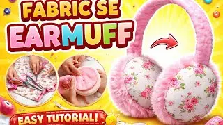How to make trending🔥earmuff at home// diy earmuff// viral earmuff ghar per banaye