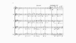 Chamber Music Composition for WoodWind Quintet Jeffries Theme by Gabe Deliperi - Original Score