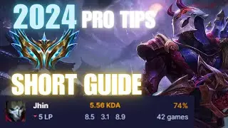 NEW PRO Build💥42s CHAMP SELECT guide. JHIN META guide! Pro player build!