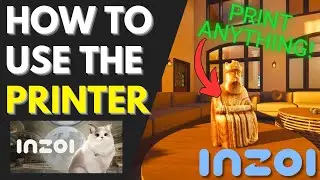 inZOI - How To Find & Use 3D Printer (Craft Your Own Objects) Easy