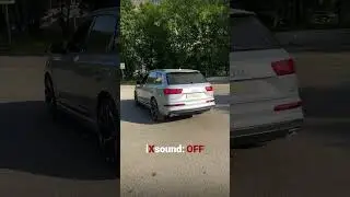 AUDI Q7: Installation of Active exhaust system iXsound
