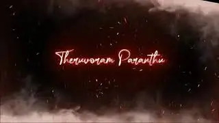 Theru Oram💓 paranthu Vantha free fire🔥 WhatsApp 😎status Tamil song
