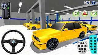 Today I Use New Golden BMW M3 For Parking - 3D Driving Class Android Gameplay 2026 - Car Game