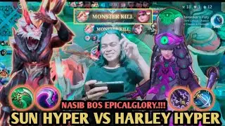 Sun Hyper Vs Harley Hyper, Sun Hyper Terbaru, Build Sun Tersakit, Emblem Sun, MLBB - S38