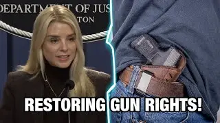 Bondi, Trump DOJ Signal Shift On the Gun Rights of Released Felons