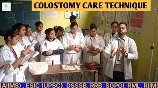 Colostomy Nursing Care | Ostomy Bag Change| Colostomy Care Techniques| @Nursingtutor9819