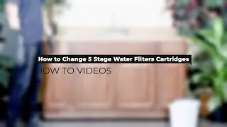 Distillata Water [How to Change Water Filters Under the Sink]