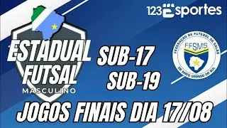 FFSMS CAMPEONATO ESTADUAL  - SUB 17 / SUB19 -  FINAIS jogos 17/08/2025