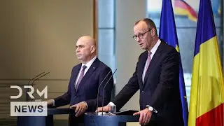 FULL PRESSER: German Chancellor Merz and Romanian PM Bolojan on Ukraine, Russia & NATO | AC1G