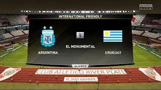 Argentina vs Uruguay | Friendly International Match | FIFA 20 Game Play