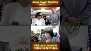 Judge Boyd&rsquo;s Shocking Verdict 😱💔#ViralVideo, #EmotionalMoment, #JudgeBoyd#shorts