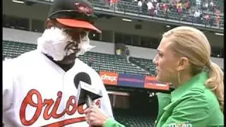 Corey Patterson and Luke Scott get pies in the face for their contributions in the O's 6-5 win