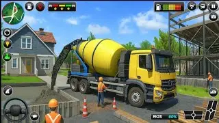 Real Large City Road Construction Simulator 3D | Snow Offroad Construction Game: in Android 