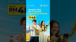 Experience China like a local with our Unlimited 5G Roaming Pass!