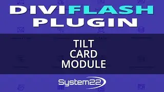 DiviFlash Plugin Tilt Card Module 👈