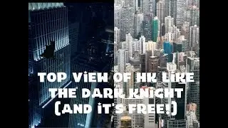Hidden observation deck in IFC Hong Kong Dark Knight View