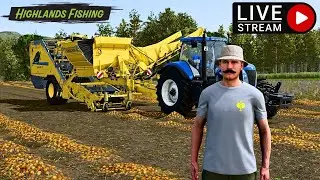 🔴 Farming Simulator 25 Highlands Fishing - KONTRAKT - LIVE!
