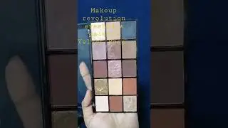 Makeup Revolution RELOADED VELVET ROSE PALETTE #shorts