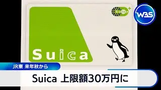 Suica 上限額30万円に　JR東 2026年秋から【WBS】