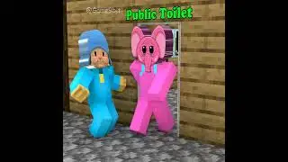 The Strange Toilet Door | Old Sprunki Elly and Old Sprunki Pocoyo 😁😂