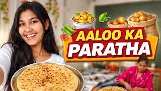 Mere ghar pe doston aaj sab ka fvt aloo ka paratha bana hain ..🫶🏻🤌🏻🫣