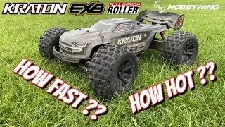 Arrma Kraton EXB Speed and Temp Check Run