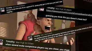 egotistical RGL player thinks everyone is cheating